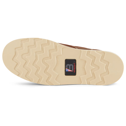 Women’s Bravo safety toe work boot crafted from premium Crazy Horse leather for strength and support.