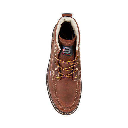 Top view of US Boot Alpha Composite Safety Toe Work Boot Style 27289, Smartmask removable polyurethane shock-absorbing insole, Lunar Comfort lining, non-metallic shank, all-day support