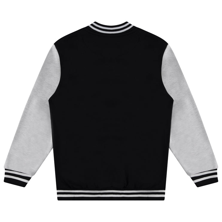 US Boot Bomber Full-Snap Varsity Two Tone Jacket