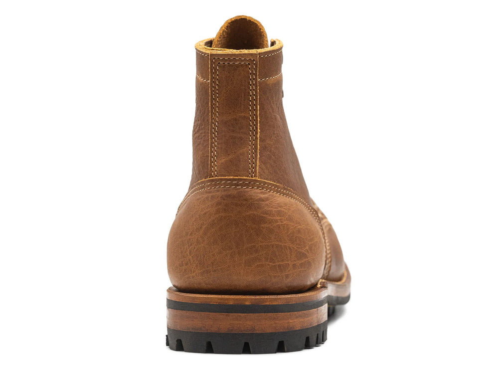 USA Tan Grizzly Plain Toe Made In USA
