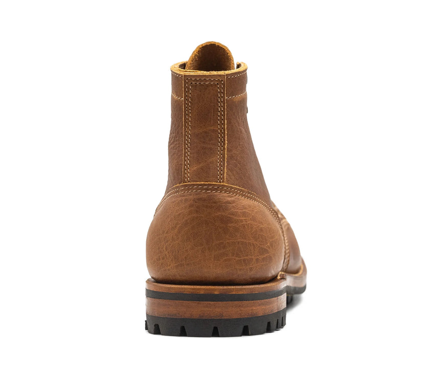 USA Tan Grizzly Plain Toe Made In USA