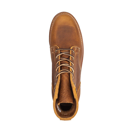USA Tan Grizzly Plain Toe Made In USA