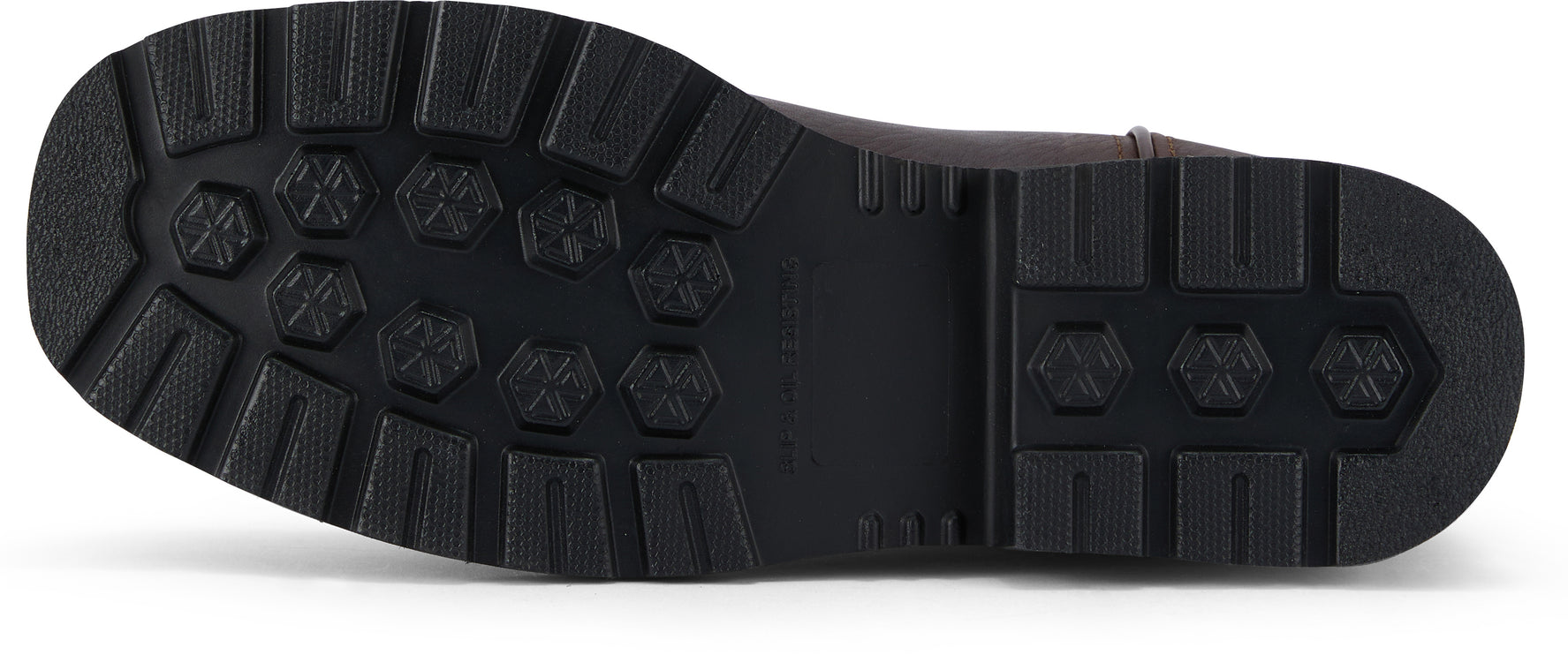 Square steel toe Western boot with waterproof leather, EH rating, and removable shock-absorbing insole.