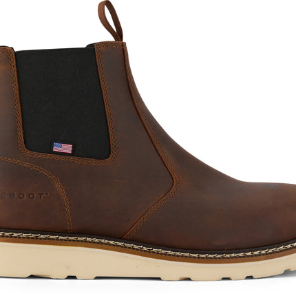 Composite toe work boot rated for Electrical Hazard protection, designed for safety on tough jobsites.