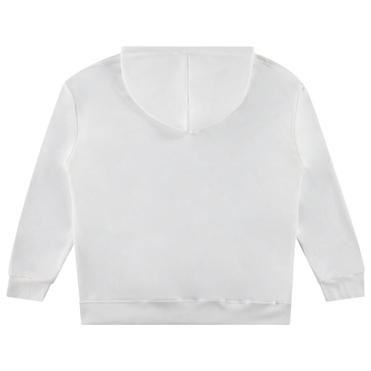 US Boot Pullover Hoodie White