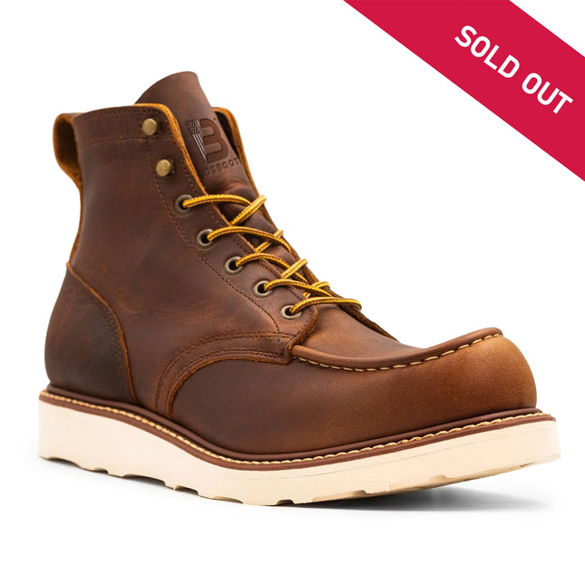 USA Saddle Brown Lifestyle Moc Toe Made In USA