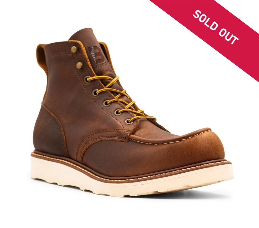 USA Saddle Brown Lifestyle Moc Toe Made In USA
