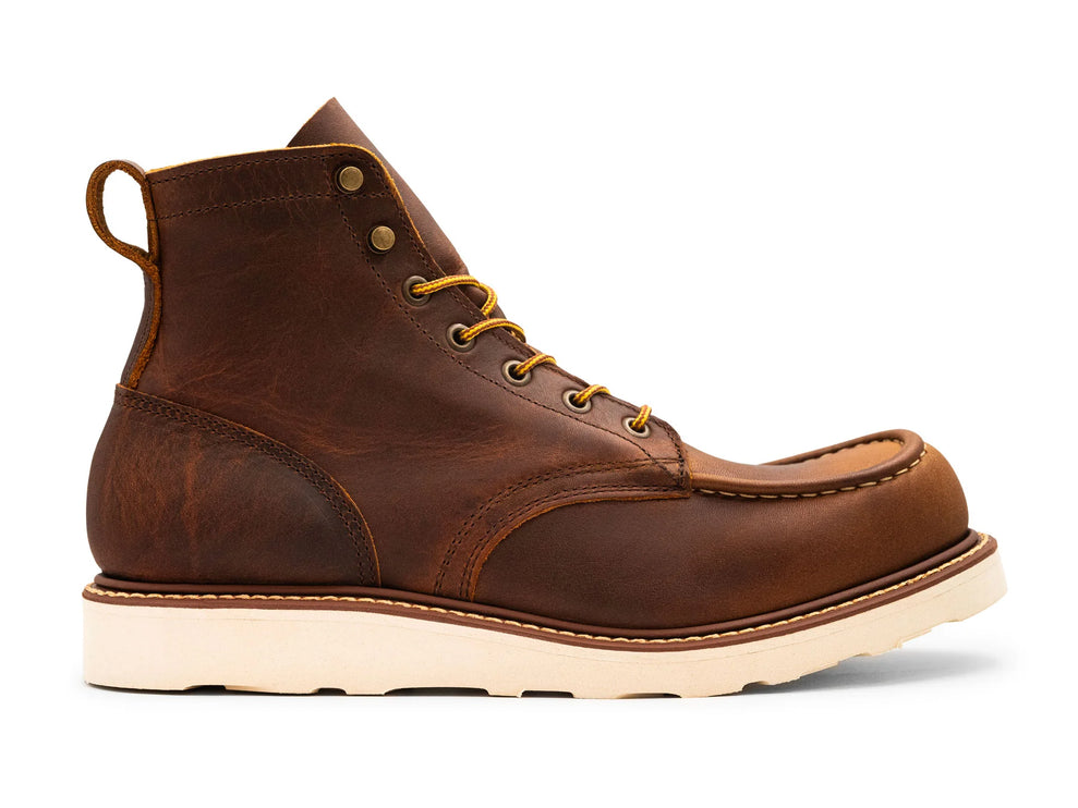 USA Saddle Brown Lifestyle Moc Toe Made In USA